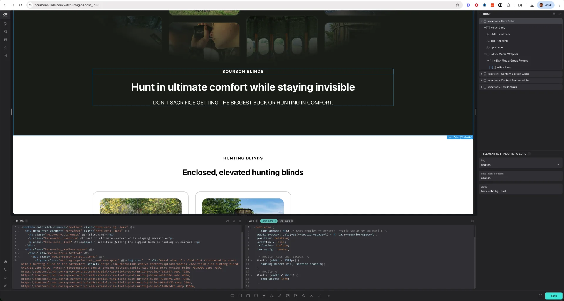 Etch in action screenshot